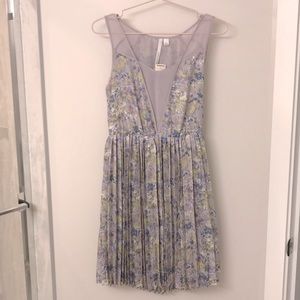 Lauren Conrad Pleated Floral Print Dress